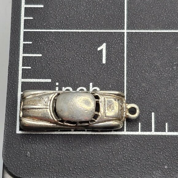 VTG Danecraft Sterling Silver Car Charm 1 1/8" Figural Automobile Pendant 50s - Picture 7 of 9